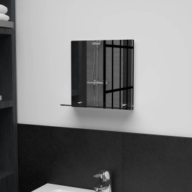 Espejo de pared con estante de vidrio templado 30x30 cm en Espejos | Comprar online en Foru.es