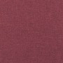 Sofá de 3 plazas con taburete de tela rojo tinto 180 cm de , Sofás - Ref: Foro24-3201079, Precio: 307,57 €, Descuento: %