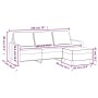Sofá de 3 plazas con taburete de terciopelo azul 180 cm de , Sofás - Ref: Foro24-3201064, Precio: 376,08 €, Descuento: %