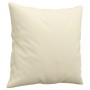 Sofá de 2 plazas con cojines cuero sintético color crema 120 cm de , Sofás - Ref: Foro24-3200862, Precio: 236,98 €, Descuento: %