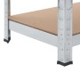 Estantería de acero y MDF 80x40x160 cm plateado de , Estanterías industriales - Ref: Foro24-144266, Precio: 58,26 €, Descuent...