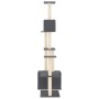 Rascador para gatos con postes de sisal gris oscuro 180 cm de , Mobiliario para gatos - Ref: Foro24-171776, Precio: 78,02 €, ...