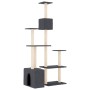 Rascador para gatos con postes de sisal gris oscuro 180 cm de , Mobiliario para gatos - Ref: Foro24-171776, Precio: 78,02 €, ...