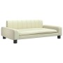 Cama para perros de cuero sintético crema 90x53x30 cm de , Camas para perros - Ref: Foro24-171853, Precio: 86,77 €, Descuento: %