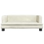 Cama para perros de terciopelo crema 80x45x30 cm de , Camas para perros - Ref: Foro24-171900, Precio: 69,49 €, Descuento: %