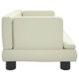 Cama para perros de cuero sintético crema 60x40x30 cm de , Camas para perros - Ref: Foro24-171914, Precio: 68,18 €, Descuento: %