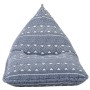 Sillón puf de tela patchwork añil de , Pufs - Ref: Foro24-287731, Precio: 115,97 €, Descuento: %