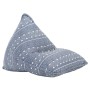 Sillón puf de tela patchwork añil de , Pufs - Ref: Foro24-287731, Precio: 115,97 €, Descuento: %