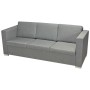 Conjunto de sofás 2 unidades tela gris claro de , Sofás - Ref: Foro24-274212, Precio: 743,21 €, Descuento: %