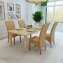 Sillas de comedor 4 unidades ratán natural marrón de , Sillas de comedor - Ref: Foro24-274204, Precio: 355,96 €, Descuento: %