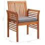 Set comedor de jardín 5 pzas y cojines madera maciza de acacia de , Conjuntos de jardín - Ref: Foro24-278902, Precio: 593,87 ...