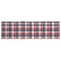 Cojín de tumbona de tela Oxford a cuadros rojo 200x60x3 cm de , Cojines para sillas y sofás - Ref: Foro24-314216, Precio: 42,...