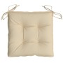 Cojines de silla de jardín 4 uds tela Oxford beige 50x50x7 cm de , Cojines para sillas y sofás - Ref: Foro24-314906, Precio: ...