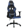 Silla gaming de masaje cuero sintético negro y azul de , Sillones para videojuegos - Ref: Foro24-345445, Precio: 116,35 €, De...