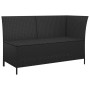Set de muebles de jardín 3 pzas y cojines ratán sintético negro de , Conjuntos de jardín - Ref: Foro24-319692, Precio: 235,66...