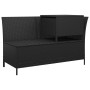 Set de muebles de jardín 3 pzas y cojines ratán sintético negro de , Conjuntos de jardín - Ref: Foro24-319692, Precio: 235,66...