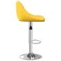 Taburete de bar de terciopelo amarillo mostaza de , Taburetes de cocina - Ref: Foro24-335301, Precio: 84,16 €, Descuento: %