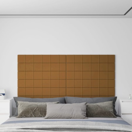 Paneles de pared 12 uds terciopelo marrón 90x15 cm 1,62 m² de , Recubrimiento de paredes - Ref: Foro24-344112, Precio: 36,91 ...