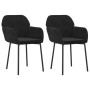 Sillas de comedor 2 unidades terciopelo negro de , Sillas de comedor - Ref: Foro24-344707, Precio: 135,96 €, Descuento: %