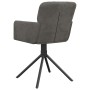 Sillas de comedor giratorias 2 unidades terciopelo gris oscuro de , Sillas de comedor - Ref: Foro24-344791, Precio: 157,58 €,...