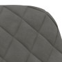 Sillas de comedor giratorias 2 unidades terciopelo gris oscuro de , Sillas de comedor - Ref: Foro24-344791, Precio: 157,58 €,...