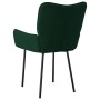 Sillas de comedor 2 unidades terciopelo verde oscuro de , Sillas de comedor - Ref: Foro24-344822, Precio: 118,25 €, Descuento: %