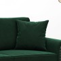 Cojines decorativos 2 uds terciopelo verde oscuro 40x40 cm de , Cojines - Ref: Foro24-349487, Precio: 24,83 €, Descuento: %