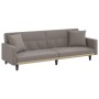 Sofá cama con cojines tela gris taupe de , Sofás - Ref: Foro24-351880, Precio: 281,23 €, Descuento: %