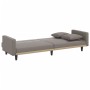Sofá cama con cojines tela gris taupe de , Sofás - Ref: Foro24-351880, Precio: 281,23 €, Descuento: %