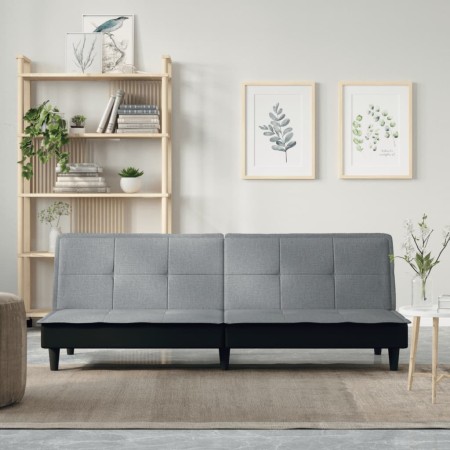 Sofá cama tela gris claro de , Sofás - Ref: Foro24-351913, Precio: 252,10 €, Descuento: %