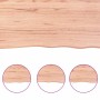 Estante pared madera roble tratada marrón claro 140x30x(2-6) cm de , Estantes y estanterías - Ref: Foro24-363701, Precio: 46,...