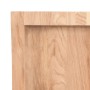 Estante pared madera roble tratada marrón claro 140x30x(2-6) cm de , Estantes y estanterías - Ref: Foro24-363701, Precio: 46,...