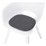 Madison Cojín de asiento Panama 2 unidades gris 39x36 cm de , Cojines para sillas y sofás - Ref: Foro24-442822, Precio: 25,83...