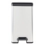 Curver Papelera de pedal estrecha Deco plateada 25 L de , Cubos de la basura y papeleras - Ref: Foro24-443832, Precio: 61,81 ...