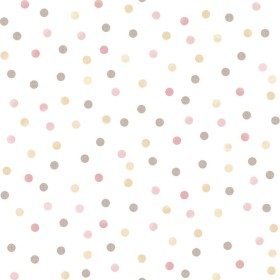 Noordwand Papel pintado Mondo baby Confetti Dots blanco, rosa y marrón de , Papel pintado - Ref: Foro24-444881, Precio: 31,69...