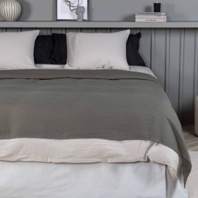 Venture Home Colcha Milo poliéster gris 260x260 cm de , Colchas y edredones - Ref: Foro24-444766, Precio: 90,37 €, Descuento: %