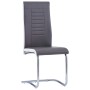 Juego de comedor 9 piezas cuero sintético gris de , muebles para cocinas y comedores - Ref: Foro24-3053098, Precio: 766,62 €,...