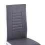 Juego de comedor 9 piezas cuero sintético gris de , muebles para cocinas y comedores - Ref: Foro24-3053098, Precio: 766,62 €,...