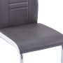 Juego de comedor 9 piezas cuero sintético gris de , muebles para cocinas y comedores - Ref: Foro24-3053098, Precio: 766,62 €,...