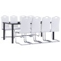 Juego de comedor 9 piezas cuero sintético blanco de , muebles para cocinas y comedores - Ref: Foro24-3053137, Precio: 846,99 ...