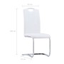 Juego de comedor 9 piezas cuero sintético blanco de , muebles para cocinas y comedores - Ref: Foro24-3053137, Precio: 846,99 ...