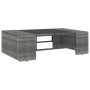 Juego de muebles de jardín 7 piezas ratán sintético gris de , Conjuntos de jardín - Ref: Foro24-3054602, Precio: 620,11 €, De...