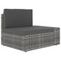 Juego de muebles de jardín 7 piezas ratán sintético gris de , Conjuntos de jardín - Ref: Foro24-3054602, Precio: 620,11 €, De...