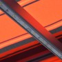 Toldo manual retráctil con LED naranja y marrón 450x300 cm de , Toldos - Ref: Foro24-3055231, Precio: 414,21 €, Descuento: %
