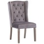 Sillas de comedor 4 unidades terciopelo gris de , Sillas de comedor - Ref: Foro24-3055851, Precio: 869,68 €, Descuento: %