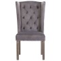 Sillas de comedor 4 unidades terciopelo gris de , Sillas de comedor - Ref: Foro24-3055851, Precio: 869,68 €, Descuento: %