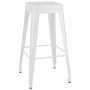 Mesa alta y taburetes de bar 7 piezas blanco de , muebles para cocinas y comedores - Ref: Foro24-3057416, Precio: 684,98 €, D...