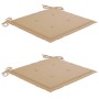 Sillas de jardín con cojines 2 uds madera maciza teca y acero de , Sillas de jardín - Ref: Foro24-3061518, Precio: 278,80 €, ...