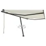 Toldo de pie automático crema 400x300 cm de vidaXL, Toldos - Ref: Foro24-3069747, Precio: 527,28 €, Descuento: %
