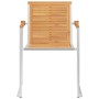 Sillas de jardín con cojines 2 uds madera maciza teca y acero de , Sillas de jardín - Ref: Foro24-3061524, Precio: 279,10 €, ...
